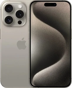 Apple iPhone 15 Pro 256GB - Titan Natural - Bild 1 von 3