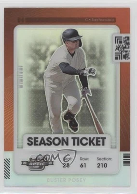 2021 Panini Contenders Optic Holo Ticket Buster Posey #34 - Image 1 of 2
