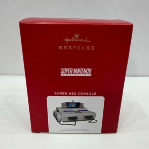 2022 Hallmark Super NES Console Nintendo Keepsake Xmas Ornament Light Sound NIB - Picture 1 of 2