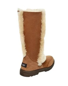 Size 7 UGG Womens W SUNDANCE II REVIVAL Tall Boots 5325O CHESTNUT $280 - Picture 1 of 15