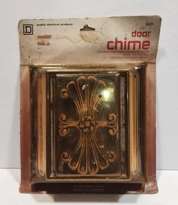 Timbre de puerta Mid Century nuevo paquete Square D Company eléctrico de colección 54C - Imagen 1 de 10
