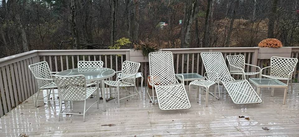 Muebles de patio Jordan vintage marrón Foto 1 de 1