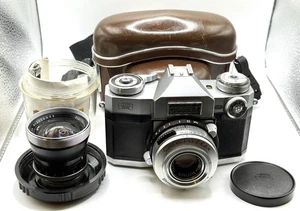 Vintage Antique Zeiss Ikon Contaflex Lens 2.8/50mm Synchro Compur Pro-Tessar 1:4 - Picture 1 of 8