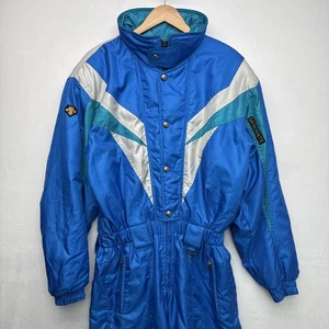 Descente Spirits Skianzug Einteiler Schneeanzug Snow Bib Vintage 80er Retro Herren Large - Bild 1 von 24