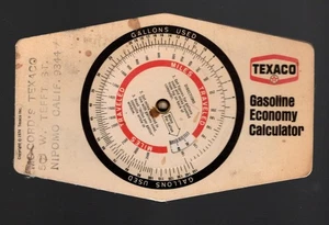 Vintage Texaco Benzin Sparrechner - 1974 - Bild 1 von 2