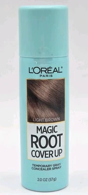 Corrector Loreal Magic Root Cover Up marrón claro gris temporal spray 2 oz Foto 1 de 3