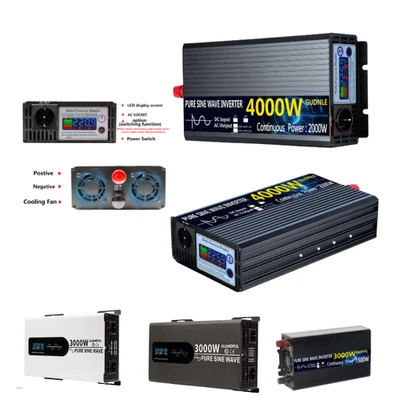 MARKENFREI Reiner Sinus-Wechselrichter 12V/24V 230V 3000W-8000W Spannungswandler Inverter