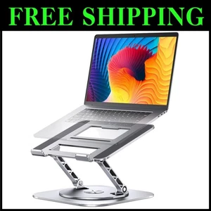 Ergonomic Laptop Stand, 360 Rotation, Heat Dissipation - Picture 1 of 8