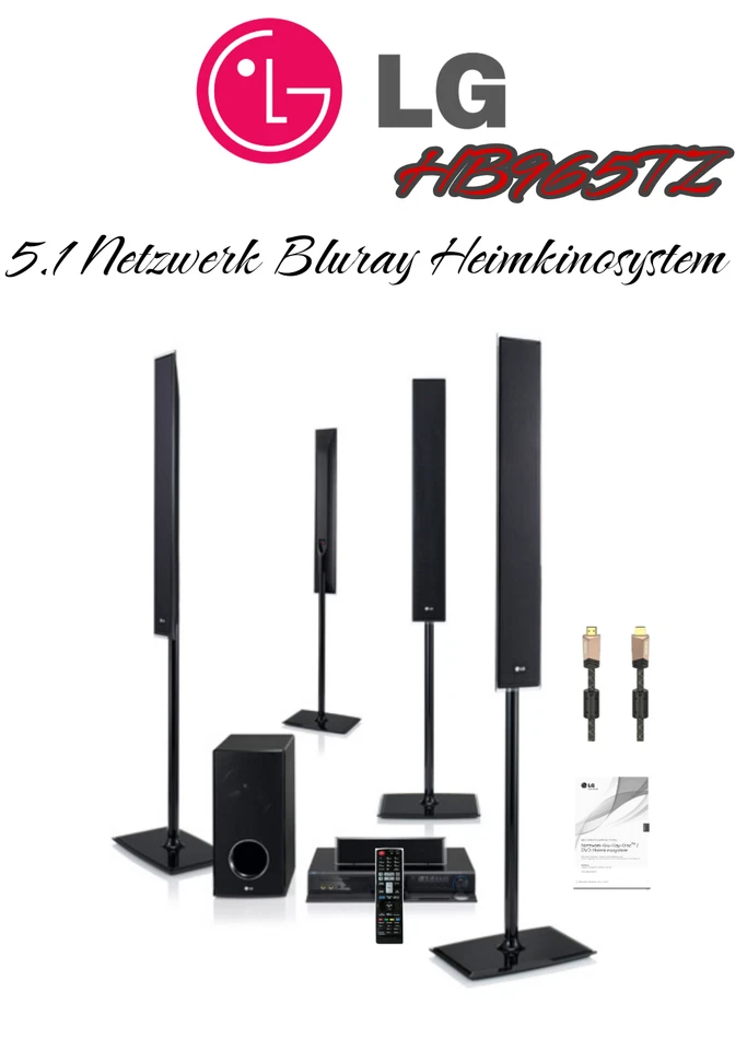 LG HB965TZ 5.1 Bluray Netzwerk Heimkinosystem Lautsprecher Set - Bild 1 von 1