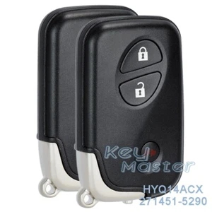 2x for Lexus CT200h RX350 RX350h 2010-2017 Smart Remote Key Fob HYQ14ACX -5290 - Picture 1 of 5