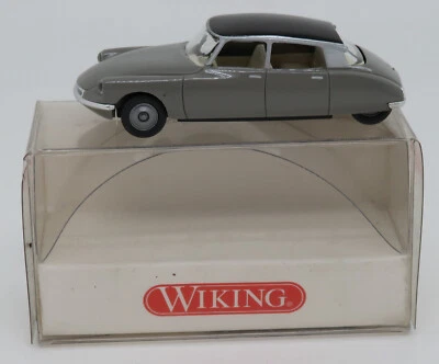 rare MICRO WIKING HO 1/87 CITROEN DS ID 19 GRISE #8070522 IN BOX - Photo 1/4