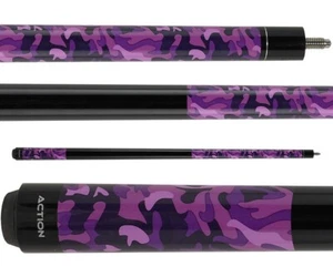Action Impact IMP36 Cue Purple Camo - Free Shipping - Picture 1 of 4