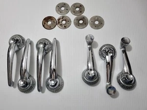 1955 dodge royal chrome window winder crank door handle knob interior mopar clip - Picture 1 of 10