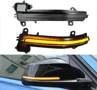 Dynamic LED Wing Mirror Indicator Light For Bmw F20 F21 F30 F31 F32 F33 F36 E84 - Image 1 of 4