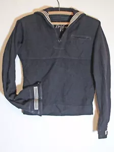 VNTG US Navy Sailor Cracker Jack Shirt WWII Wool HOFFMAN READ! - Picture 1 of 12