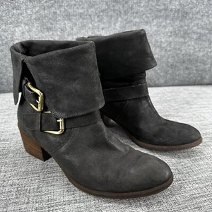 Donald J Pliner Danee Damenstiefel Größe 9 M schwarz faltbar wandelbar halbhoch Knöchelhoch - Bild 1 von 19