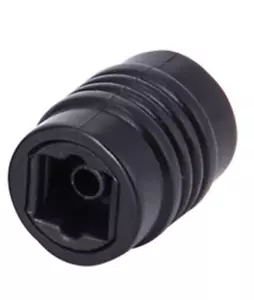 Optical Fibre Toslink Cable Female Adaptor Joiner Connector Audio Plug - Picture 1 of 4