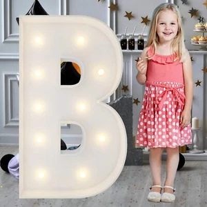 3FT Marquee Light Up Letters B Big Marquee Letter for Baby Shower Birthday En... - Picture 1 of 6