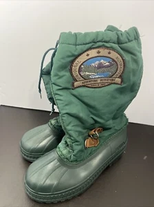 size 4 green sorel boots - Picture 1 of 4