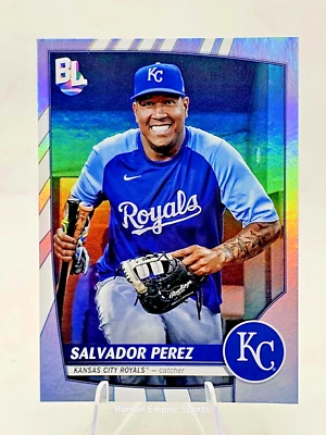 2023 Topps Big League - Uncommon Rainbow Foil #250 Salvador Perez K.C. Royals - Image 1 of 2