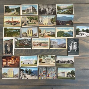 Lote de 26 postales publicadas y no publicadas de Estados Unidos años 30-50 (PB10) - Imagen 1 de 7