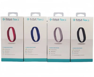 NEW Fitbit Flex 2 Health Activity Sleep Tracker Sports S & L Band Bluetooth - Image 1 of 4