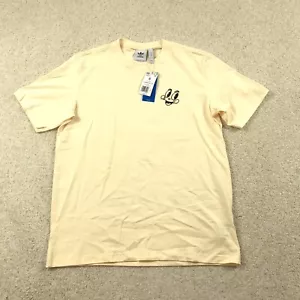 Adidas Q1 MBN T Shirt Mens Small New JD0711 Vanilla - Picture 1 of 8