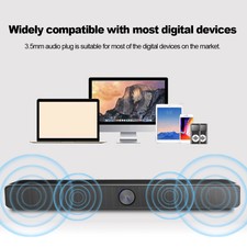 3D HiFi Surround Speakers Sound Bar System Soundbar Bass Subwoofer Home Speaker