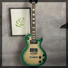 6-Strings Electric Guitars Green Circle Body 2H Pickups Chrome Hardware for sale