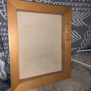 Pottery Barn 9x7x2 Wood Shadow Box Front Opening Soft White Cushion Background - Picture 1 of 3