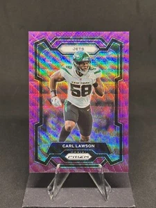 Carl Lawson 2023 Panini Prizm Purple Wave/99 #231 New York Jets - Imagen 1 de 2