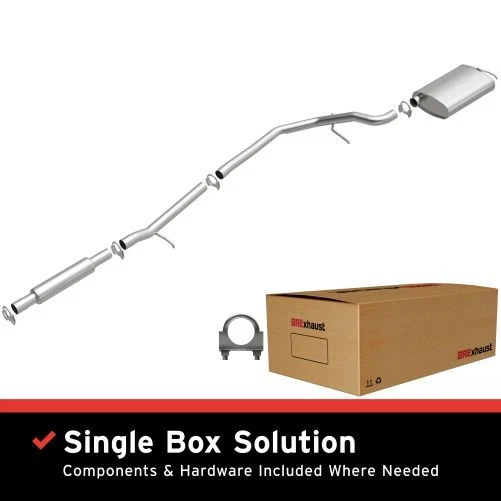 Kit de sistema de escape BRExhaust 106-0330 Direct-Fit para Ford Quindred NUEVO Foto 1 de 3