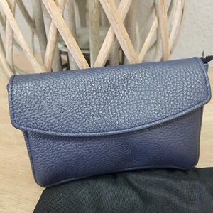 Ledertasche Bellissima Creation Solingen Dollaro blau handmade in Germany - Bild 1 von 8