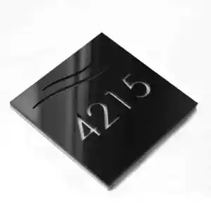 Personalised Address Plaques House Door Number Signs House Number Plaques Matt - Picture 1 of 3