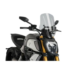 CUPOLINO PUIG NAKED TOUR REG. PER DUCATI DIAVEL 1260 S 2019 > 2022 FUME CHIARO - Foto 1 di 1