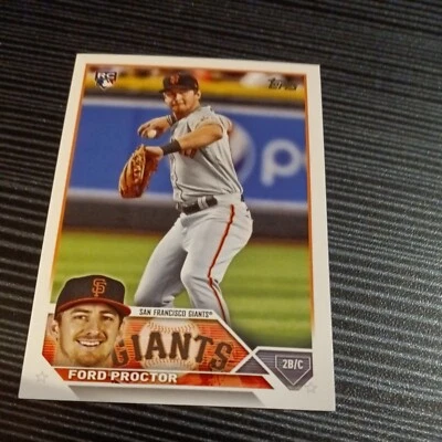 2023 Topps Series 2 - Royal Blue #472 Ford Proctor (RC) - Image 1 of 2