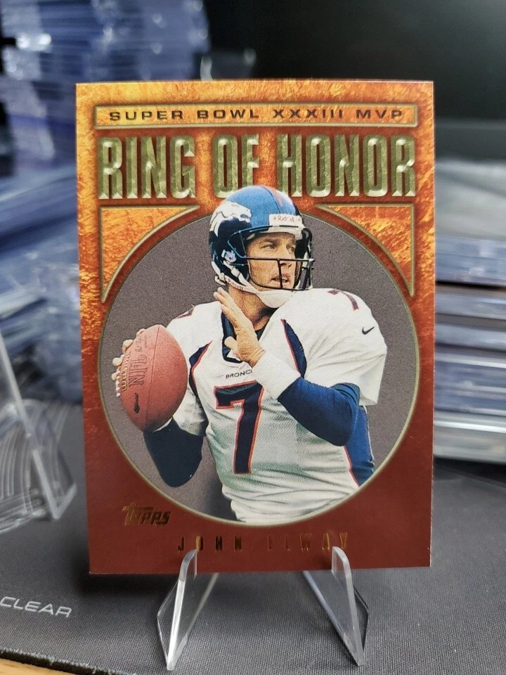 2002 Topps Ring of Honor HOF John Elway Denver Broncos #JE33 - Image 1 of 2