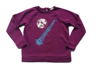 Girls Lands End Sweatshirt Size  XL 16 Purple Long Sleeve - Image 1 of 4
