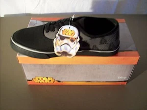 Star Wars Darth Vader Shoes Mens Men New Size 6 NIB Gray Black Lace Up - Picture 1 of 6