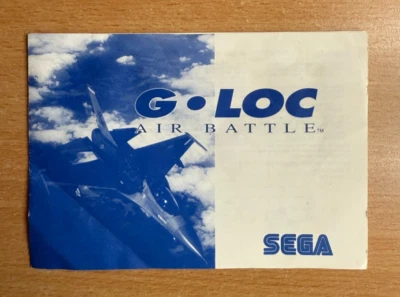 G-LOC - SEGA Instruction Manual - Image 1 of 2