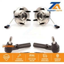 Front Wheel Bearing & Tie Rod End Kit For Chevrolet Impala Buick Century Pontiac