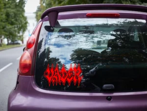 Calcomanía pegatina con logotipo de vinilo de Vader banda de heavy metal parachoques coche muerte ángel mórbido - Imagen 1 de 5