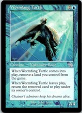 Wormfang Turtle Magic The Gathering Judgement Card Light Play