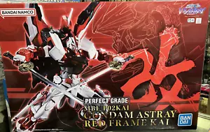 GUNDAM 1/60 Astray Red Frame Kai Perfect Grade PG MBF-P02KAI in Brown Box Bandai - Imagen 1 de 5