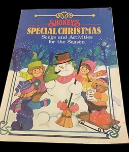 Shoneys Restaurant 1985 Special Christmas Songs & Activities For Season Book Vtg - Picture 1 of 19