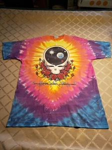 Vintage 1988 Thank Dead Tour Tie Dye T-Shirt XL Single Stitch doppelseitig 80er - Bild 1 von 8