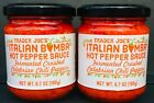 2 X Trader Joe's Italian Bomba Hot Pepper Sauce Fermented Calabrian Chili Pepper