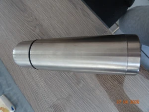 Edelstahl-Thermosflasche gebraucht in gutem Zustand - Bild 1 von 2