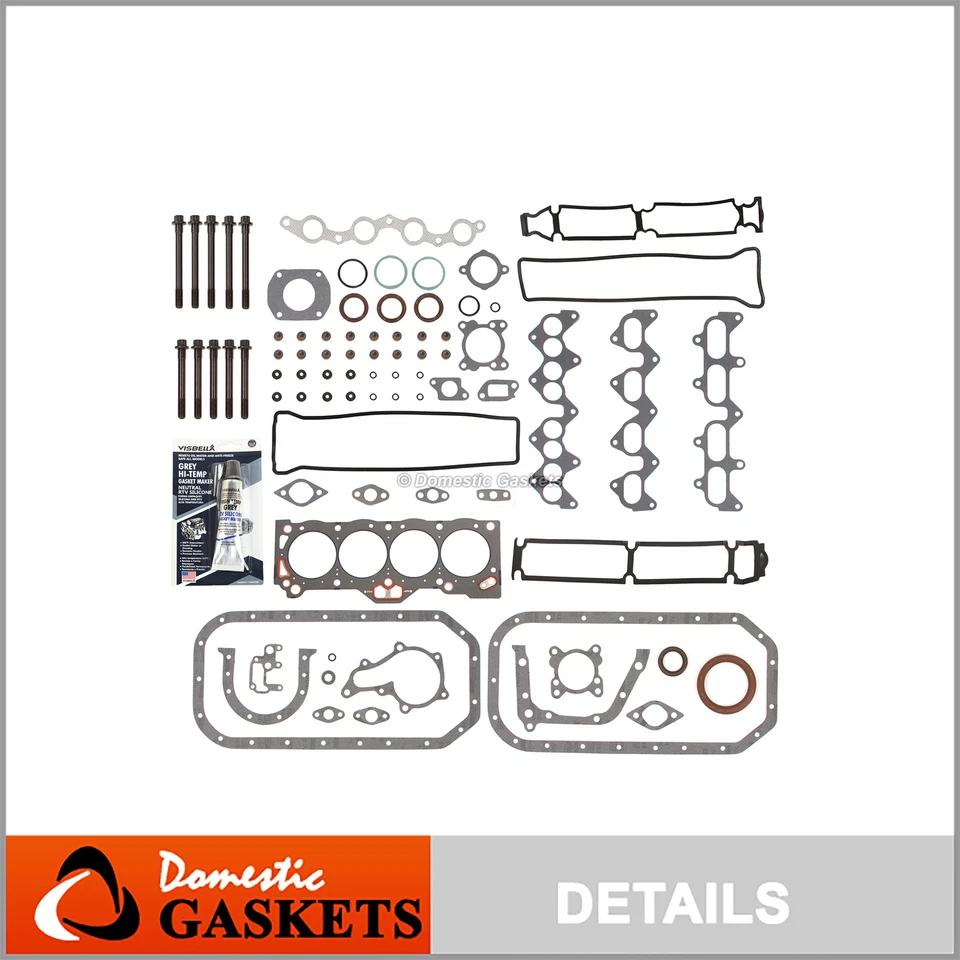 Juego completo de pernos de juntas para Toyota Corolla GTS FX16 MR2 1.6 DOHC 88-91 4AGE 4AGEC Foto 1 de 4