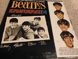 THE BEATLES SONGS PICTURES AND STORIES ALL OUR BEST 33 1/3 RPM LP UNTESTED - Picture 1 of 8